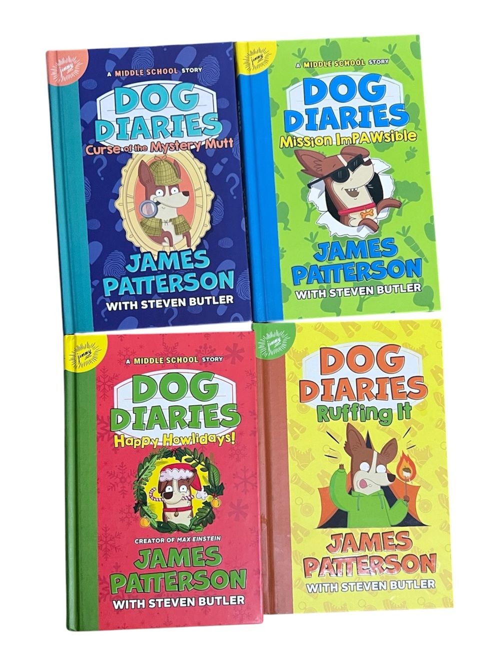 Lot of 4 Dog Diaries books James Patterson